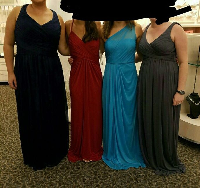 Bridesmaids dresses!
