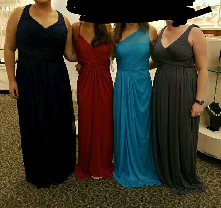 Bridesmaids dresses!