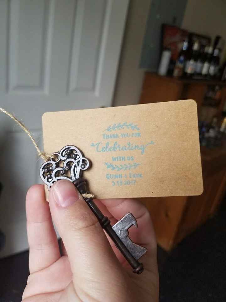 Favors and place cards done!