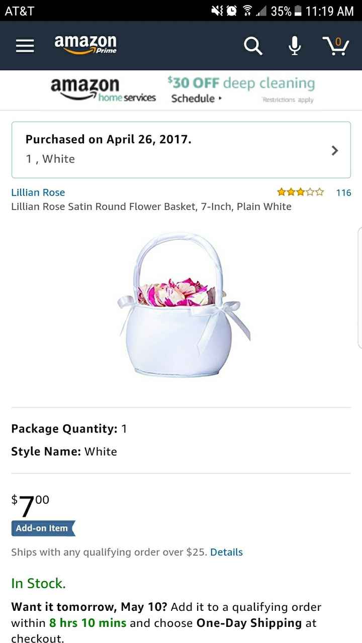 Flower girl baskets!!