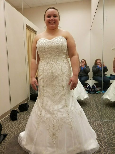 Had my first fitting today (also a unique bustle)