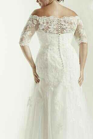 Type of veil for off shoulder dress