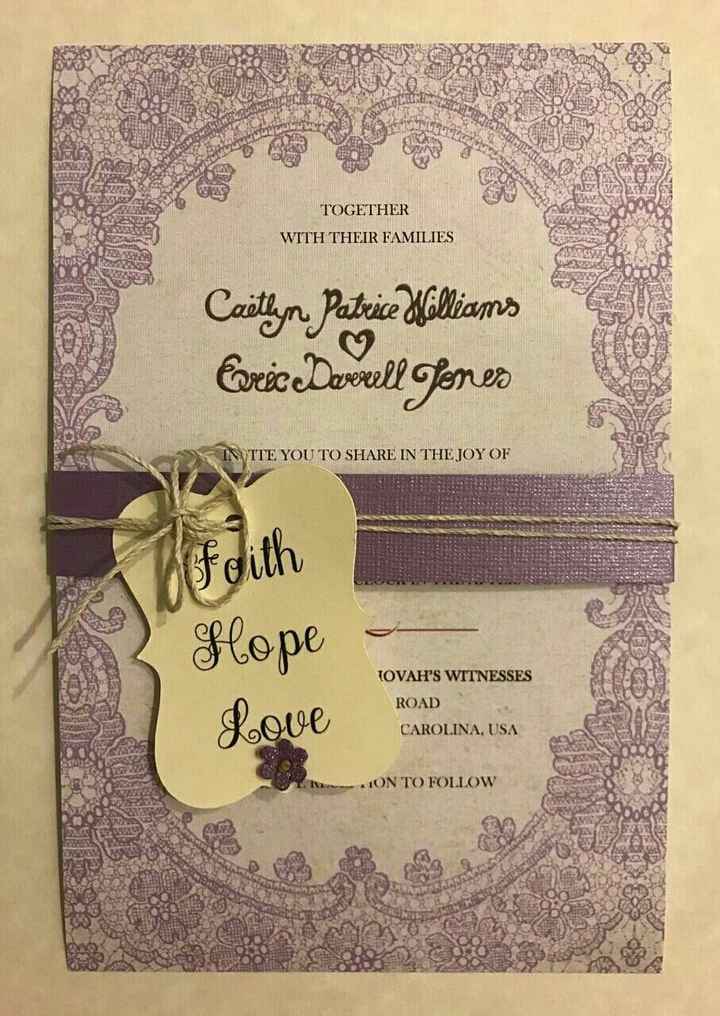 Show me your STD and Invitations.