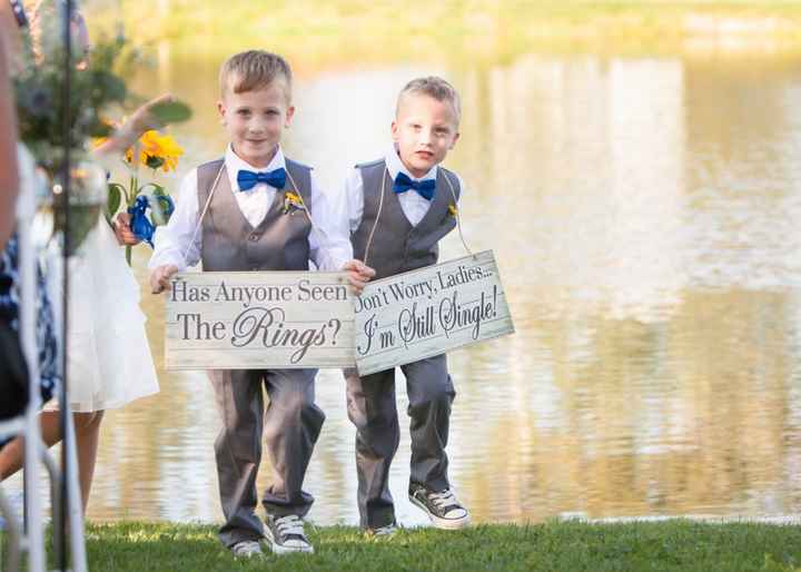Suddenly we have a ring bearer! Yay! What now?