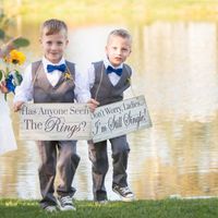 Suddenly we have a ring bearer! Yay! What now?