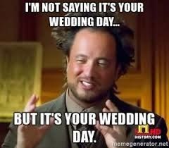 Hooray, Its Our Wedding Day!