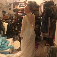 Me in my moms dress