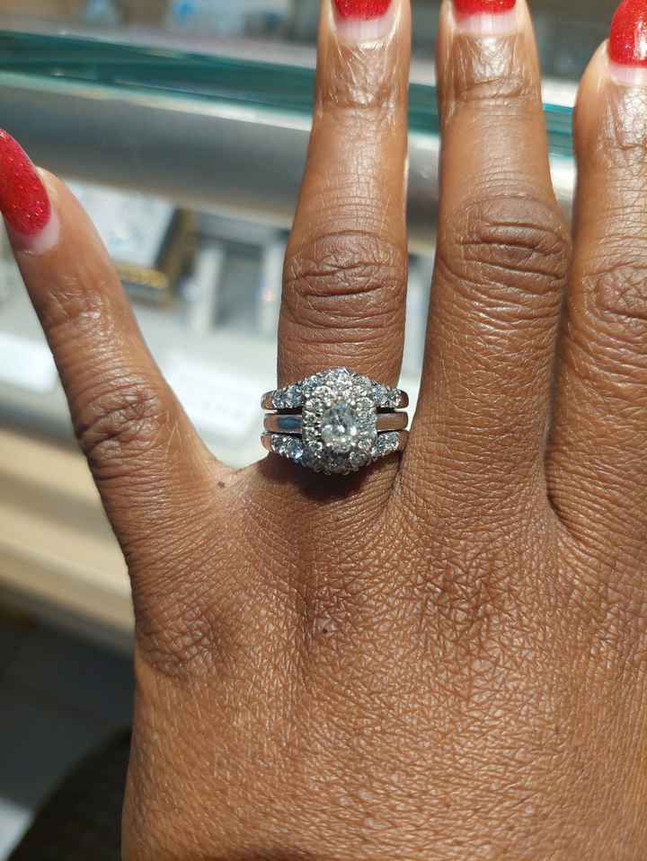 Help! Which wedding band looks better?? - 1