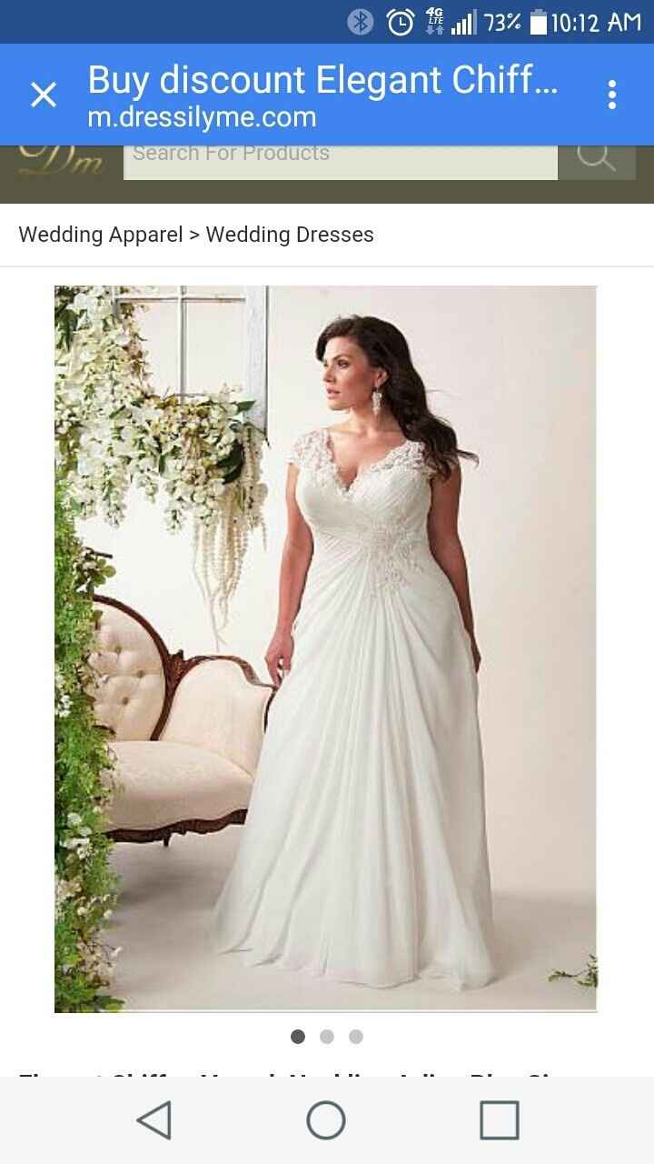 Wedding dress and alterations