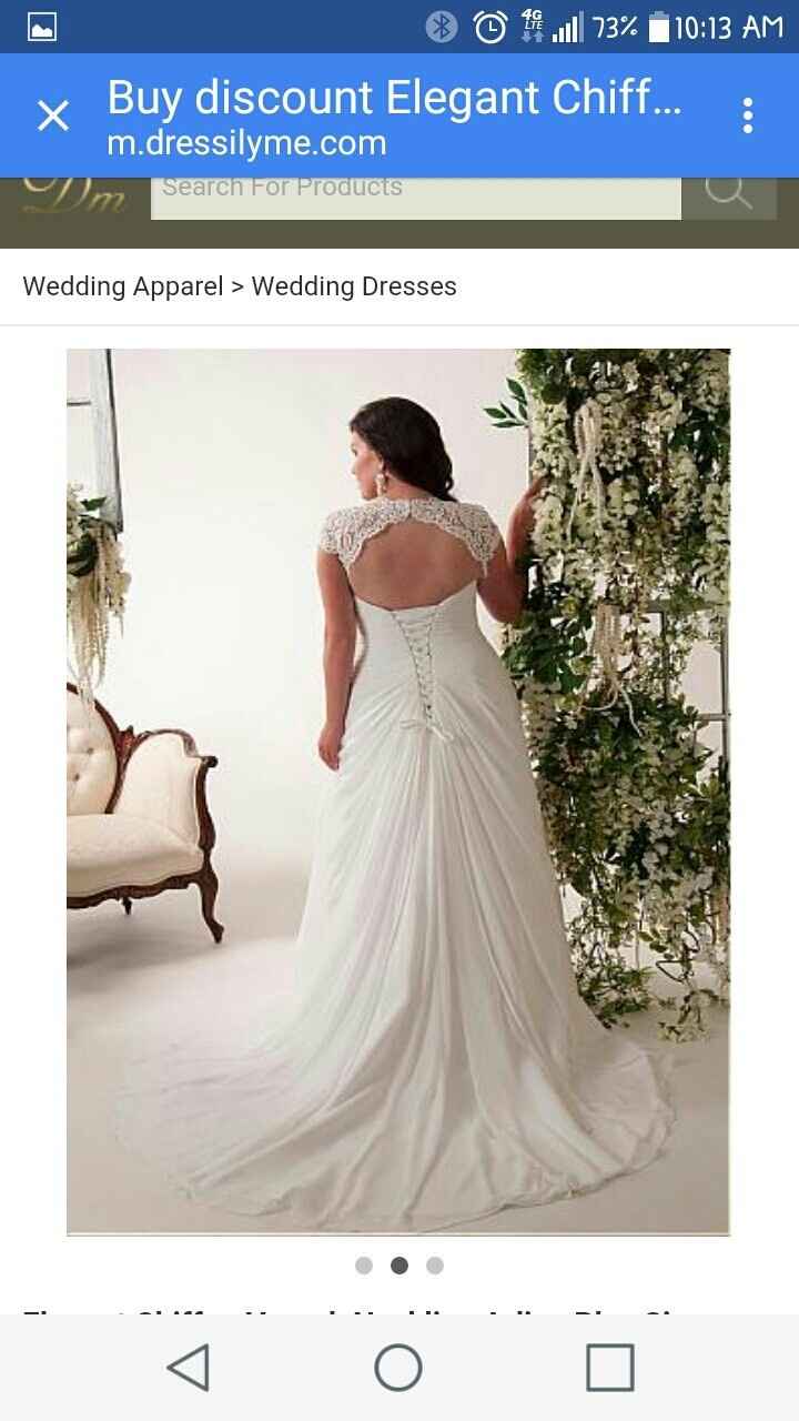 Wedding dress and alterations