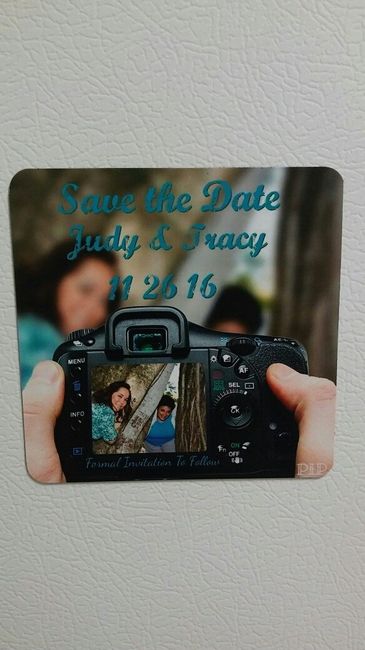 Make your own save the date magnets?
