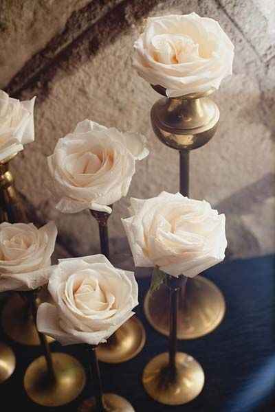 Tapered Candles in Centerpieces