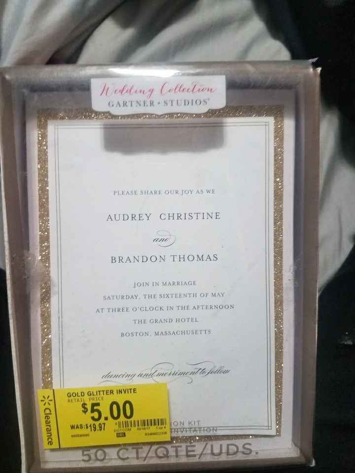 Help me find these invites! - 1