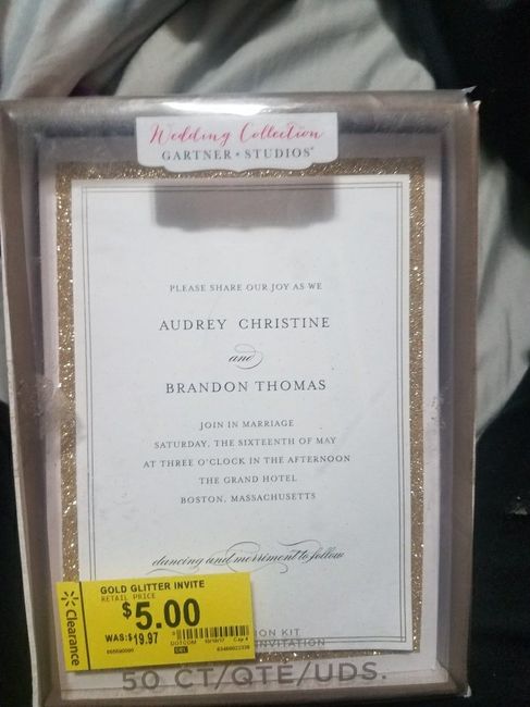 Help me find these invites! - 1