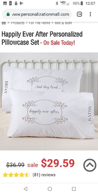 Get pillows cases as registry like the last name - 3