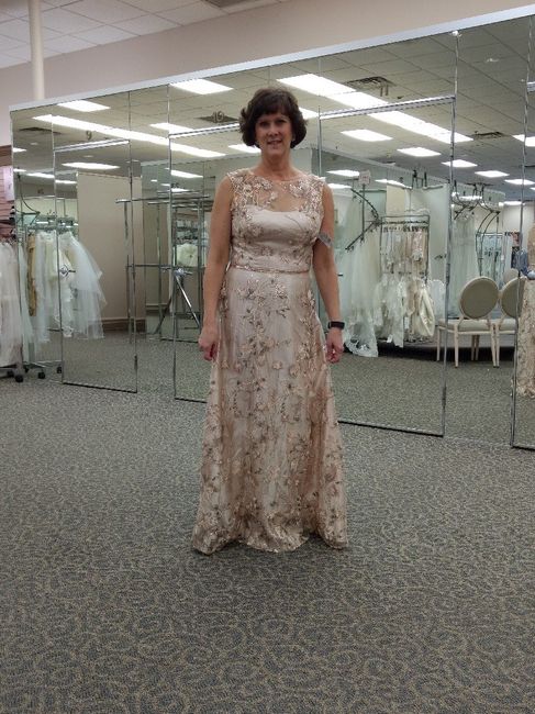 Where did your mom's buy their dresses? - 1
