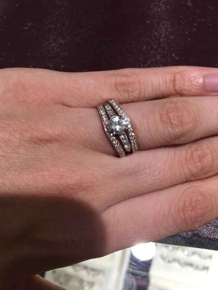 Band to match engagement ring or just a wedding band? - 1