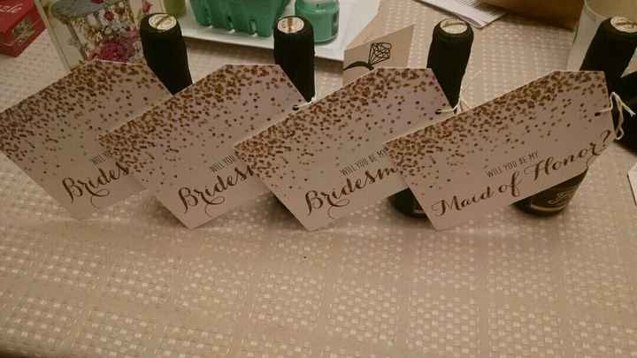 Bridesmaids proposals