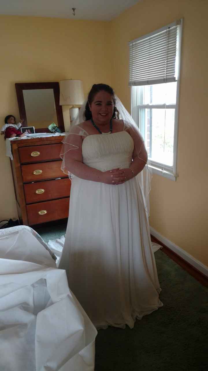 Hesitant to show my wedding dress!
