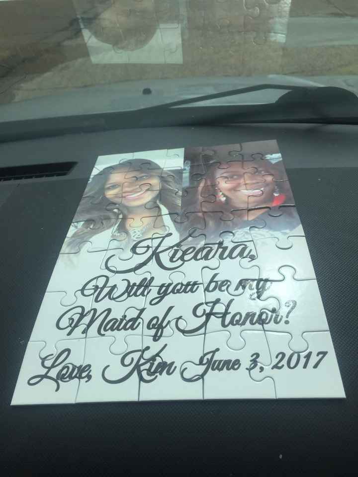 Bridemaids proposal