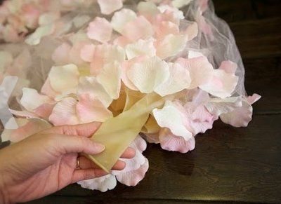 DIY ~ Petal Balloon Covers (@ Elizabeth G. & anyone else interested...step-by-step instructions with