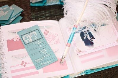 DIY Envelope Guestbook/Scrapbook, Ostrich pens, and Cards~FINALLY finished this project...
