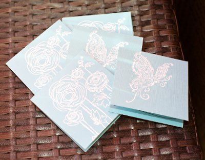 DIY Envelope Guestbook/Scrapbook, Ostrich pens, and Cards~FINALLY finished this project...