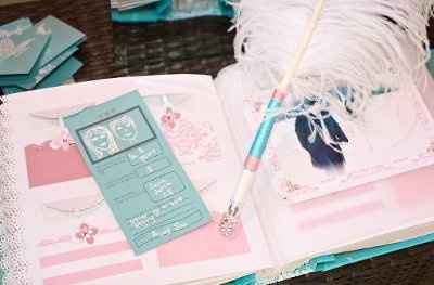 DIY Envelope Guestbook/Scrapbook, Ostrich pens, and Cards~FINALLY finished this project...