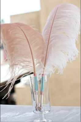 DIY Envelope Guestbook/Scrapbook, Ostrich pens, and Cards~FINALLY finished this project...