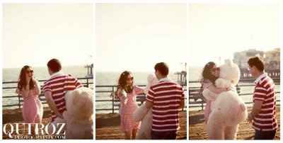 Sweet-50s-Retro-Vintage-Styled-Date Engagement Session @ Santa Monica Pier *edit~FINALLY~more pics! 