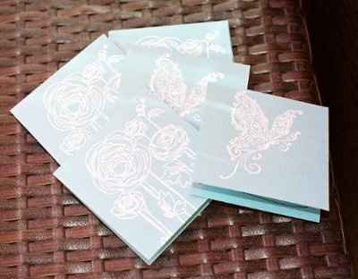 DIY Envelope Guestbook/Scrapbook, Ostrich pens, and Cards~FINALLY finished this project...