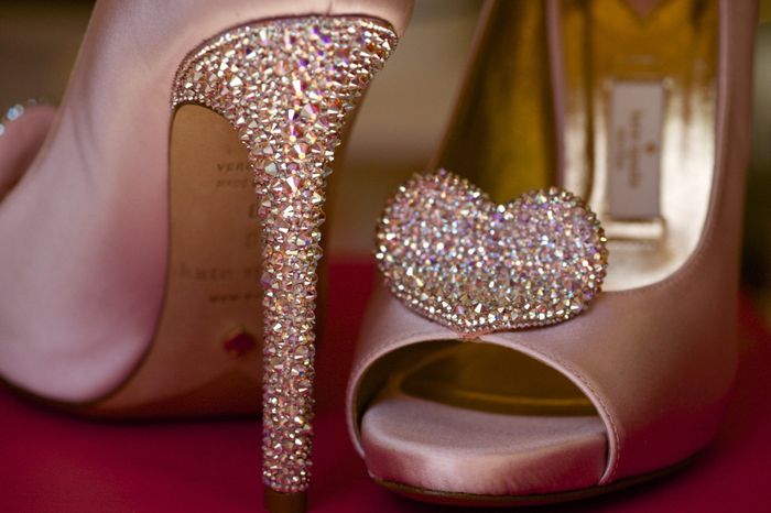 DIY Crystal Wedding Shoes~pics!