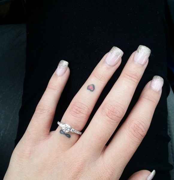 Engagement Photo Nails?