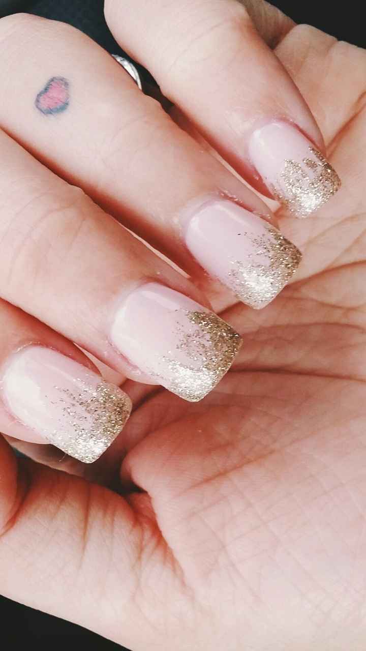 Engagement Photo Nails?