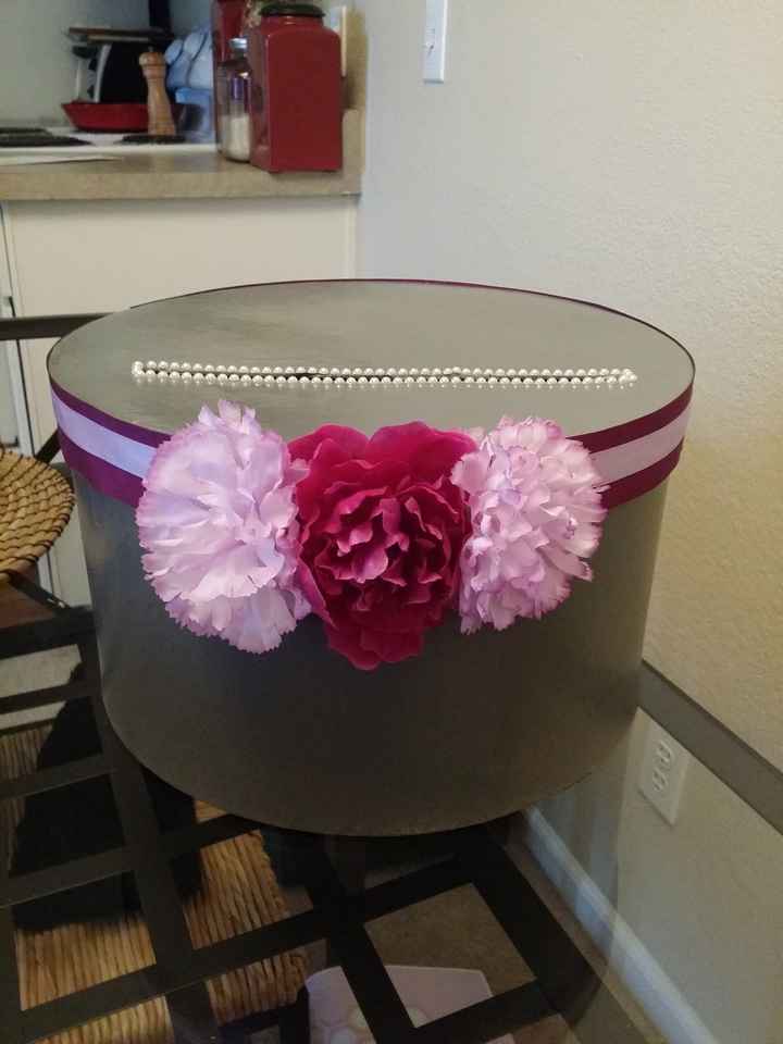 Reception Card Box Holder!