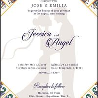My own design for our invitations