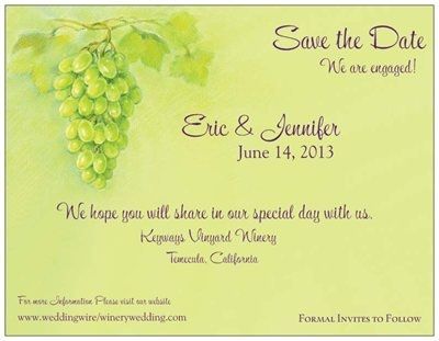 POSTCARD SAVE THE DATES