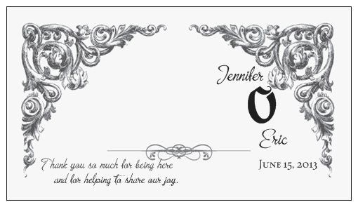Escort Cards