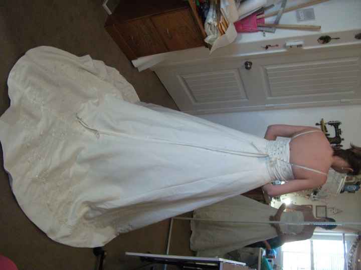 ***DRESS PIC**** 10/7/12 Looking for a big heart willing to pay forward  a wedding dress....??????
