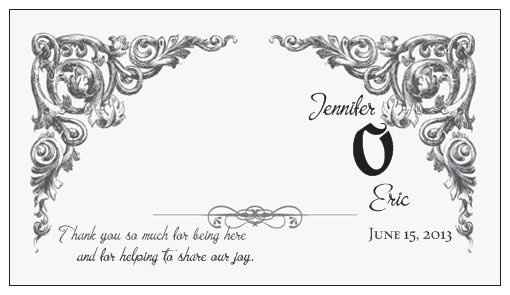 Escort Cards
