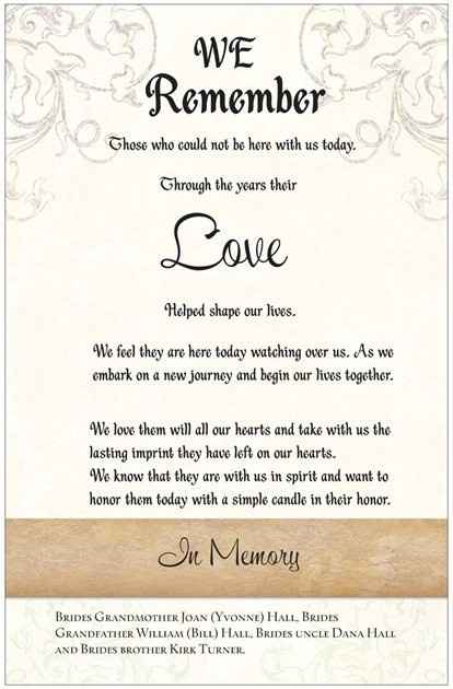 Memorials, memorial candles
