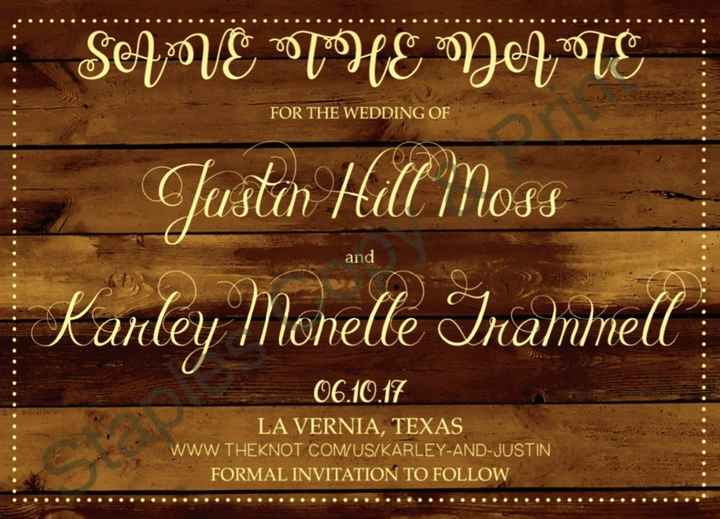 Save The Date