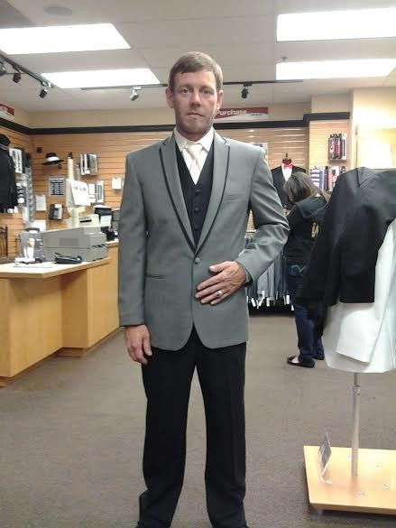 Gray suits for Groomsmen