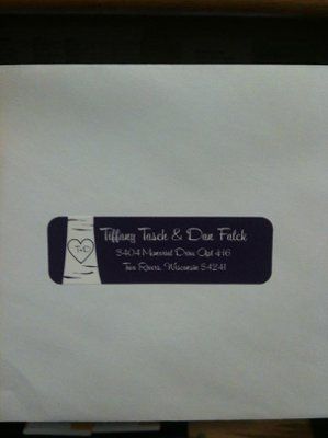 My invites and such, and a question about rsvp envelopes