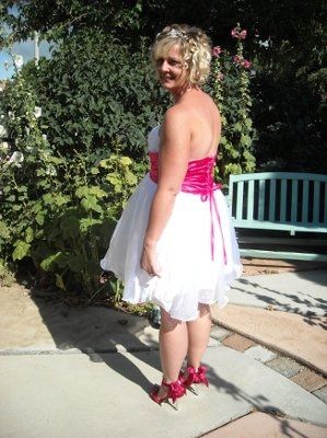 Ok Sense I posted about my hair here is MY DRESS ON!!