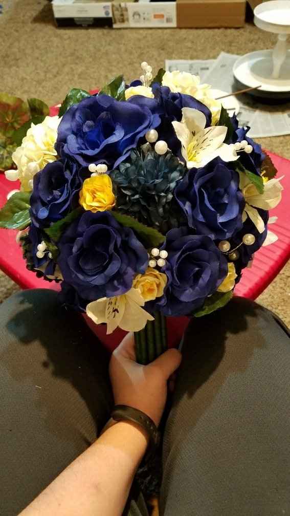  Show me your diy Silk Bouquet with Flowers from the Craft Stores - 1