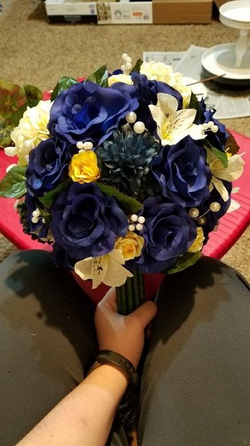  Show me your diy Silk Bouquet with Flowers from the Craft Stores - 1