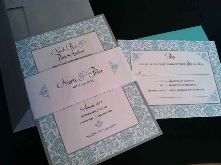 Our invites just arrived!!!