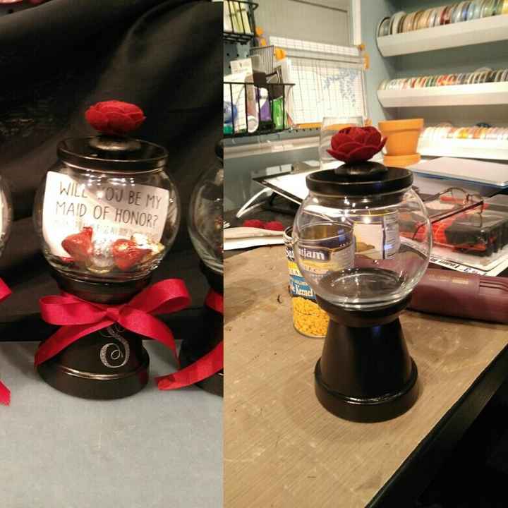 How did you "propose" to your bridesmaids?