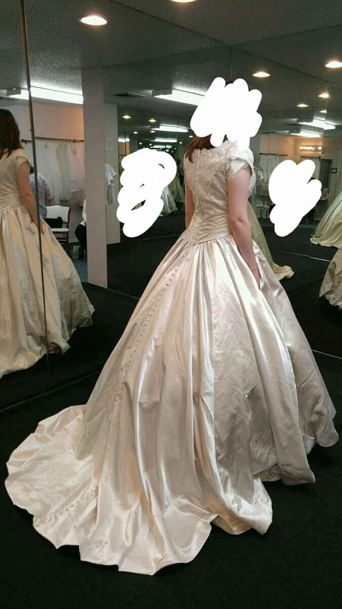 My dress is in!